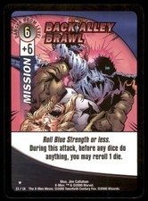 Back'alley Back Alley Brawl 23/131 Mission X-Men 2000 Trading Card TCG CCG