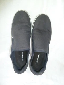 MEN'S MERRELL CANVAS LOAFERS~~SIZE 12~~DK GRAY~~J81887~~LNC - Picture 1 of 9