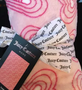 ¡NUEVO! Juicy Couture Vellón Gran Tamaño Lanzamiento Geo Corazones Patrón💖Bonito en Rosa💖 - Imagen 1 de 12