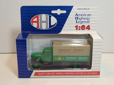 Camión Peterbilt American Highway Legends AHL Georgia Pacific 1939 fundido a presión 1/64 Foto 1 de 4