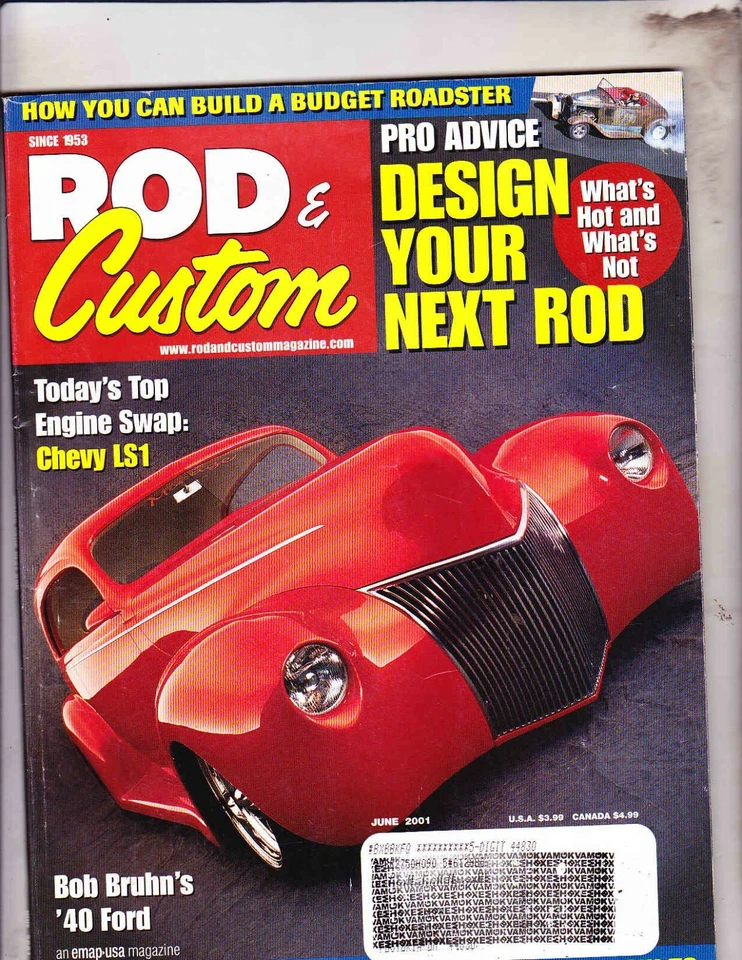 ROD & CUSTOM MAGAZINE-------JUNE 2001 - Image 1 of 1