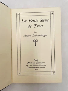 La petite sœur de Trott par André Lichtenberger - 1938 - Imagen 1 de 6