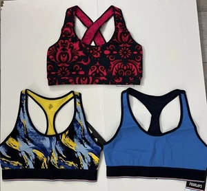 Lote de sujetadores deportivos Fourlaps Infinity Circuit 4 LAPS para mujer (3) talla S nuevo con etiquetas - Imagen 1 de 7