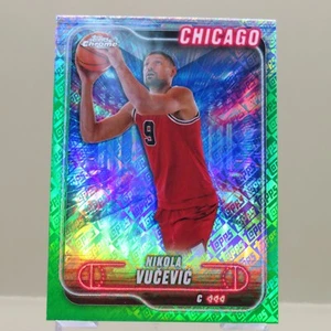 Nikola Vucevic 2025 Topps Chrome Basketball Topps Green Refractor #97 Bulls - Picture 1 of 2