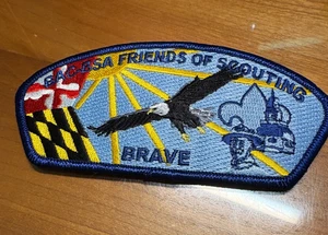 Boy Scouts BAC-BSA Friends of Scouting Shoulder Patch - Brave (new patch) - Picture 1 of 6