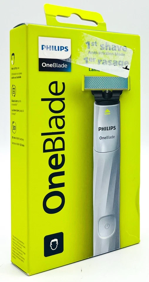 Philips OneBlade Primer Afeitado Modelo QP1324/20 con Hoja Antifricción - Gris Foto 1 de 3