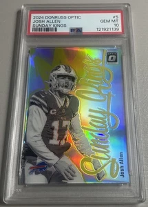 2024 Panini Donruss Optic Josh Allen Sunday Kings PSA 10 MVP - Bild 1 von 2