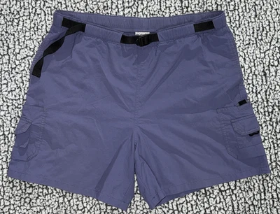 Pantalones Cortos Columbia Senderismo Camping Aire Libre Para Mujer Carga Cinturón Púrpura Talla Mediana Foto 1 de 4