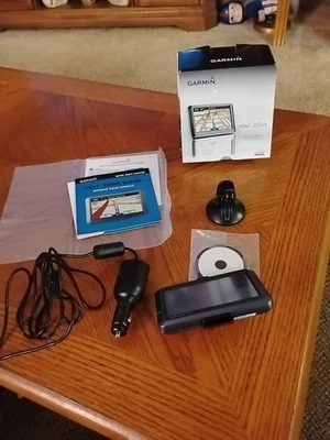 Garmin Nuvi 205W 4.3” Touchscreen GPS Navigation w/ Car Charger & Mount Bundle - Image 1 of 4