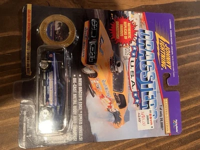 Johnny Lightning Dragsters USA Series No 1 Limited Edition Trojan Horse Blue #18 - Image 1 of 2