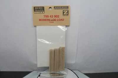 MICRO TRAIN LINES Z SCALE #799 43 902 MODERN LOG LOAD 3 PACK!  NEW IN PACK! - Image 1 of 4