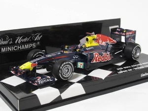 MINICHAMPS Mini Car Red Bull Renault RB7 S.Vettel Japan GP 2011 world champion - Picture 1 of 3
