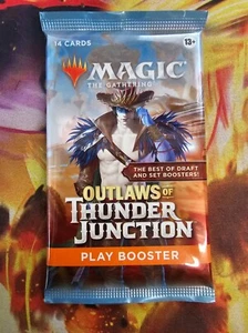 Magic The Gathering Outlaws Of Thunder Junction Play Booster Pack - Imagen 1 de 2