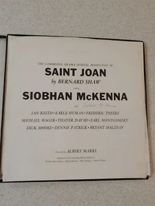 Saint Joan Siobhan McKenna Autographed 3LP Box Set Bernard Shaw - Picture 1 of 7