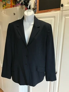Blazer Ann Taylor para mujer usado talla 14 azul - Imagen 1 de 5
