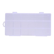 H3E# 18 Compartment Adjustable Storage Box Jewelry/Tool Container Organizer