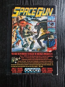 SPACE GUN Taito SPECTRUM ATARI AMIGA GAME ADVERT GAME POSTER ART 8.3X11.7" - Picture 1 of 1