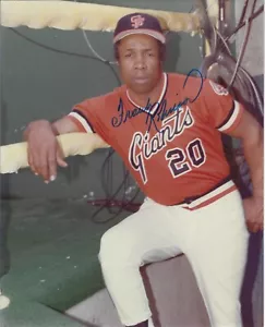 Frank Robinson Giants Manager Reds Orioles HOF handsigniert 8x10 mit COA (d 2019) - Bild 1 von 2