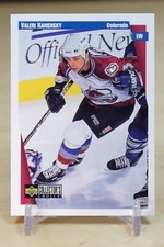 1997-98 UD Collector's Choice Base #58 Valeri Kamensky - Colorado Avalanche