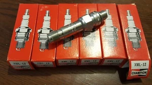 A set of six Champion XML12 (603) Screened Spark Plugs - (Snowcat and generator) - Picture 1 of 2