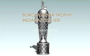 Indianapolis 500 - Borg-Warner Trophy RESIN MODEL PAINTED VERSION - Picture 1 of 11