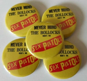 1x Sex Pistols Button Punk Punkrock Punx Streetpunk - Picture 1 of 1