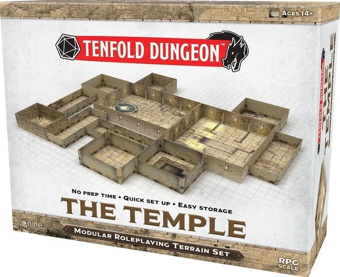 Tenfold Dungeon: The Temple Dungeon Tile Set D&D RPG Board Gale Force 9 - Image 1 of 1