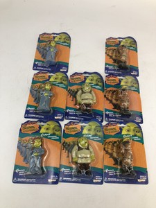 8 New Sealed SHREK THE THIRD Giant Growing Figures 2007 Rand Shrek Puss Fiona