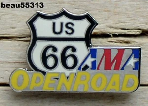 ⭐AMA ROUTE 66 MIEMBRO DE GIRA ABIERTA IDEAL PARA TU SOMBRERO INDIO HARLEY CHALECO PIN - Imagen 1 de 1