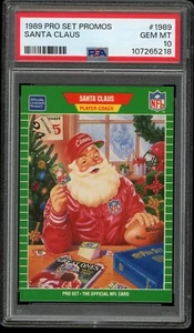 Juego profesional 1989 promoción original #1989 Santa Claus radiocontrol novato PSA 10 gemas como nuevo - Imagen 1 de 2