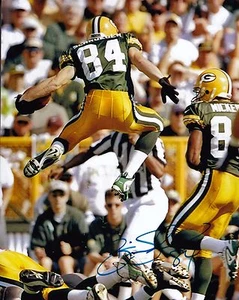 AUTOGRAPHED 8x10 Color Photo of Bill Schroeder - Green Bay Packers UW LaCrosse ! - Picture 1 of 1