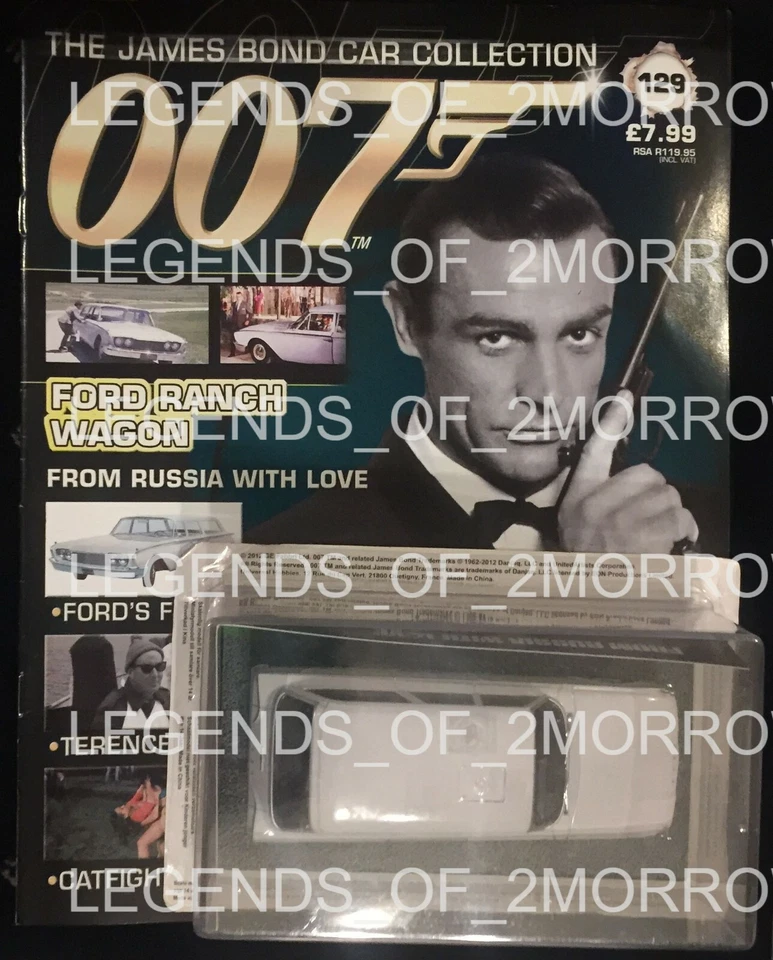 EAGLEMOSS JAMES BOND CAR COLLECTION #123 PLYMOUTH SAVOY RUSSIA WITH LOVE -