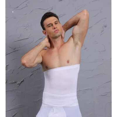 Corsé de cintura para hombre entrenador sauna sudor yoga pérdida de peso modelador corporal cinturón más delgado Foto 1 de 4