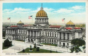 Postcard State Capitol Harrisburg, Pennsylvania PA VTG - Picture 1 of 2