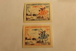 SELLO/CARTEL DE CARTEL DE VUELO DE CORREO COHETE PRIMERO CANADIENSE 1936 COMO NUEVO H - Imagen 1 de 2