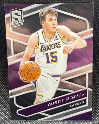 2023-24 Panini Spectra #22 Austin Reaves Lakers  - Image 1 of 2