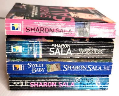 Blown Away Warrior Sweet Baby Going Twice Book Sharon Sala Thriller Romance 4x - Image 1 of 4