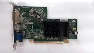 109-A62801-00 MS-V025 ATI RADEON X300 PCIE X16 128MB VIDEO CARD DVI + VGA + S-V - Picture 1 of 2