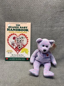 TY Columbus Bear Beanie Baby Beanie Baby Handbook KG I Love Columbus Souvenir - Picture 1 of 12
