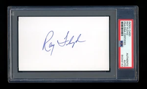 RAY FLOYD SIGNED INDEX CARD MINT PSA/DNA AUTOGRAPHED MASTERS CHAMPION RAYMOND - Picture 1 of 1