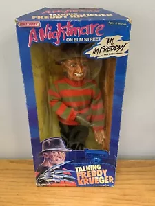 VTG 1989 NIB NIGHTMARE ON ELM STREET MATCHBOX TALKING FREDDY KRUEGER (16A) - Picture 1 of 9