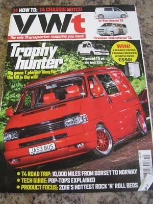 VWT MAGAZINE ISSUE 47 2016 TROPHY HUNTER HAWAIIAN LOOK INTERIOR IN-VAN CINEMA - Image 1 of 3