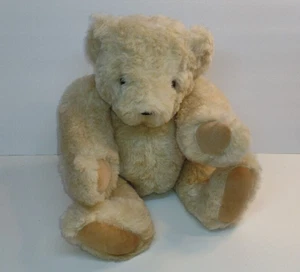 NICE! Vermont Teddy Bear 16" Super Soft Fur Light Brown Tan Jointed Articulated - Picture 1 of 18
