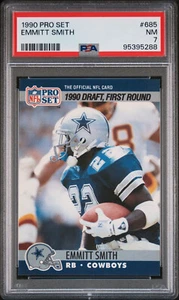 1990 Pro Set Emmitt Smith #685 PSA 7 Near Mint Dallas Cowboys  HOF Rookie Card!! - Picture 1 of 4