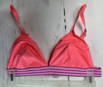 Sujetador Bralette Victoria's Secret M Rosa/Púrpura Sin Forro Foto 1 de 3