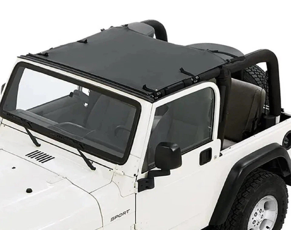 Blusa de biquíni BESTOP 52403-35 estilo Targa padrão sol para 97-06 Jeep Wrangler TJ - Imagem 1 de 1