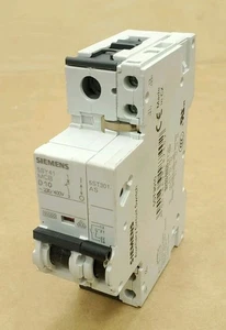 Siemens 5SY4110-8 10-Amp Leitungsschutzschalter mit 5ST3010 Hilfskontakt - NEU - Bild 1 von 4