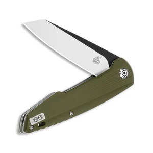 QSP Knives Phoenix Liner Lock 108-B Knife D2 Semi-Steel & Green G10 - Picture 1 of 3