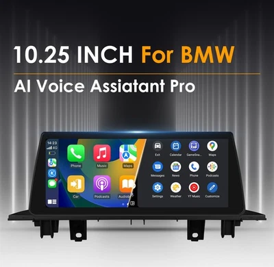 Atualização para BMW X1 F48 2016-2017 Android tela CarPlay unidade principal GPS com Idrive - Imagem 1 de 4