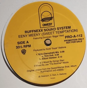 NEW  RUFFNEXX SOUND SYSTEM  EENY MEENY 12" Dj ONLY Sick (Dancehall) / Rumpus Mix - Picture 1 of 1